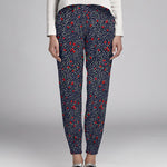 Crepe Marrocain Bouqet Preta - Ribes y Casals