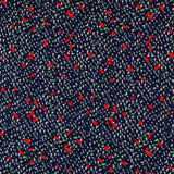 Crepe Marrocain Bouqet Preta - Ribes y Casals