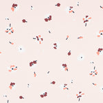 Crepe Floral Fondo Rosa - Ribes y Casals