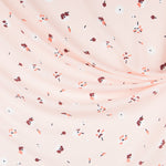 Crepe Floral Fondo Rosa - Ribes y Casals