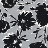 Crepe Marrocain Bouqet Preta - Ribes y Casals