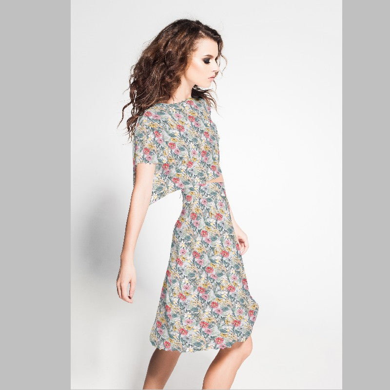 Crepe Corações Azul Marinho - Ribes y Casals