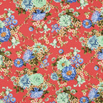 Crepe Floral Coral - Ribes y Casals