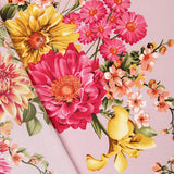 Crepe Buquê de Flores Rosa - Ribes y Casals