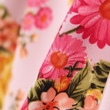 Crepe Buquê de Flores Rosa - Ribes y Casals