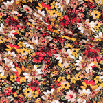 Tecido Crepe Bola Branca Fundo Verde 7 mm - Ribes y Casals