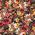 Tecido Crepe Bola Branca Fundo Verde 7 mm - Ribes y Casals