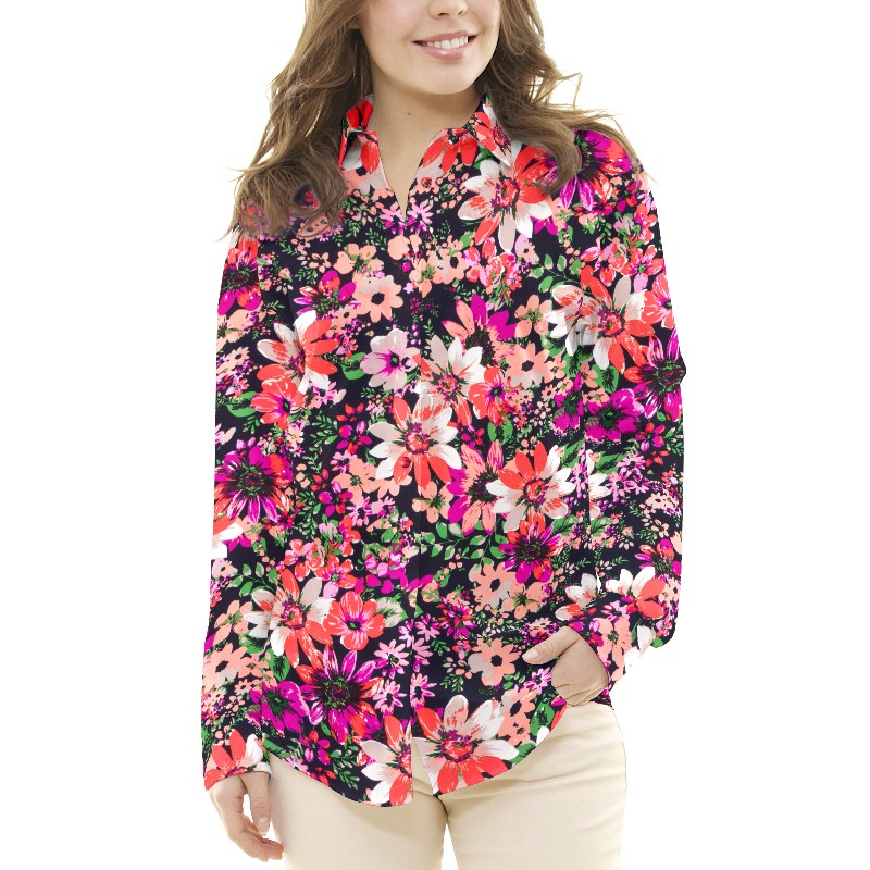 Tecido Crepe Bola Branca Fundo Verde 7 mm - Ribes y Casals