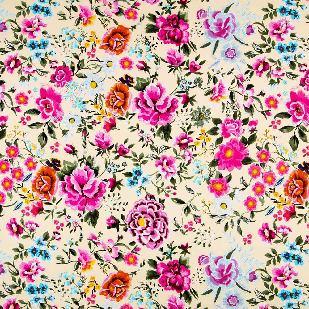 Crepe flores - Ribes y Casals