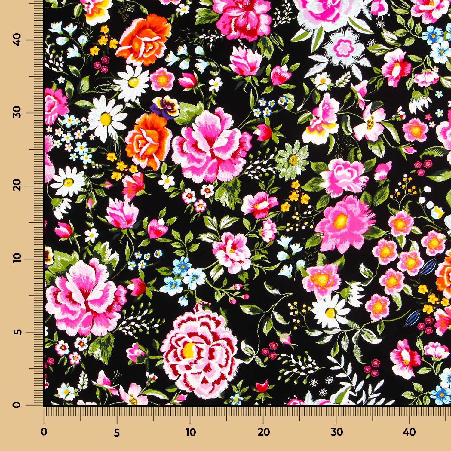 Crepe flores - Ribes y Casals