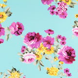 Tecido Crepe Bola Branca Fundo Verde 7 mm - Ribes y Casals