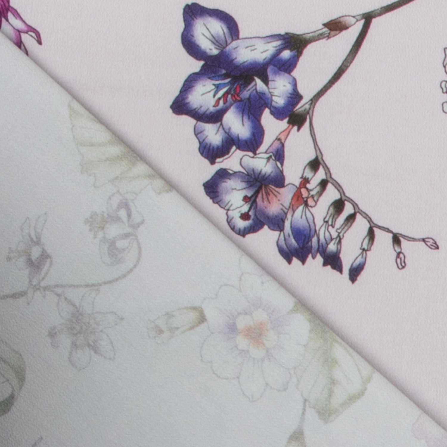 Crepe Hibiscus Lavanda - Ribes y Casals