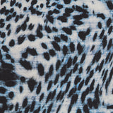 Crepe Leopardo Azul - Ribes y Casals