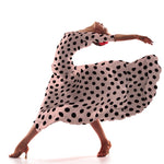 Crepe Lunares Maquillaje 33mm Negro - Ribes y Casals