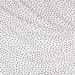 Tecido Crepe Bola Branca Fundo Verde 7 mm - Ribes y Casals