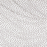 Tecido Crepe Bola Branca Fundo Verde 7 mm - Ribes y Casals