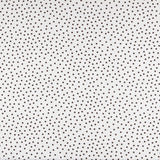 Tecido Crepe Bola Branca Fundo Verde 7 mm - Ribes y Casals