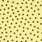 Tecido Crepe Bola Branca Fundo Verde 7 mm - Ribes y Casals