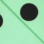 Crepe Bolas Preto 33mm Menta - Ribes y Casals