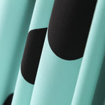 Crepe Bolas Preto 33mm Turquesa - Ribes y Casals