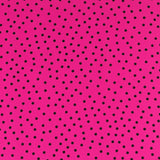 Tecido Crepe Bola Branca Fundo Verde 7 mm - Ribes y Casals