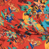 Crepe Marrocain Bouqet Preta - Ribes y Casals