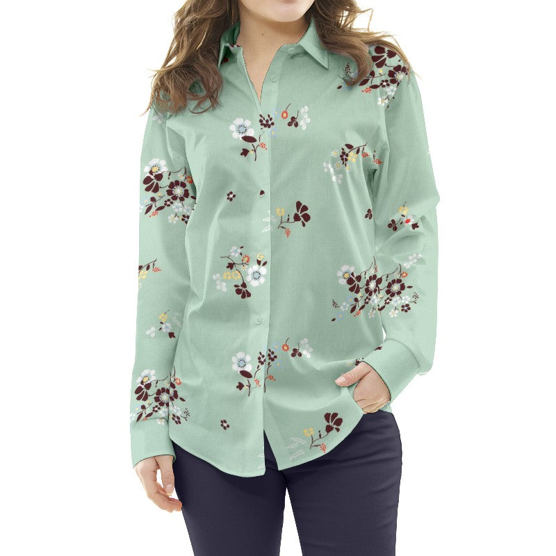 Crepe Marrocain Bouquet Agua - Ribes y Casals