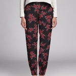 Crepe Marrocain Bouqet Preta - Ribes y Casals