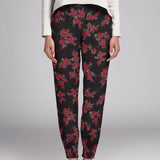 Crepe Marrocain Bouqet Preta - Ribes y Casals