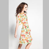 Crepe Marrocain Forest Branco Roto - Ribes y Casals