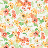 Crepe Marrocain Forest Branco Roto - Ribes y Casals