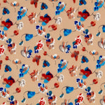 Crepe Marrocain Liberty Bege - Ribes y Casals