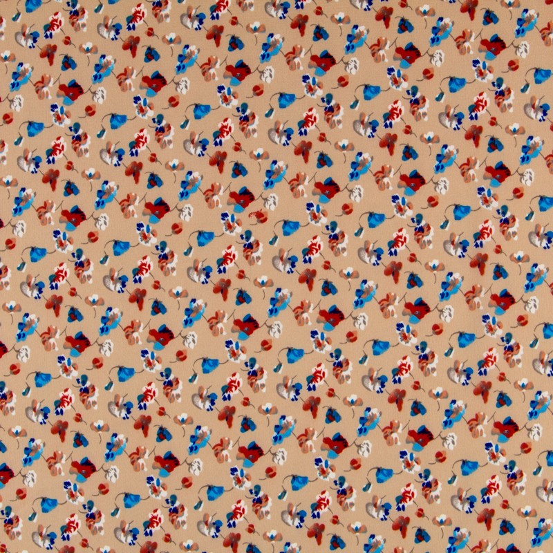 Crepe Marrocain Liberty Bege - Ribes y Casals