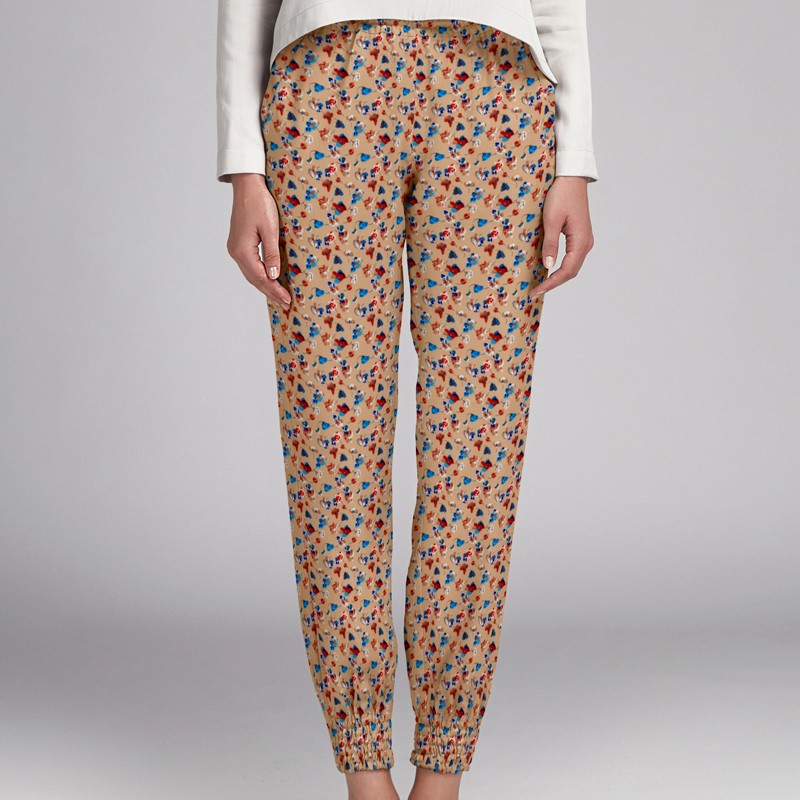 Crepe Marrocain Liberty Bege - Ribes y Casals