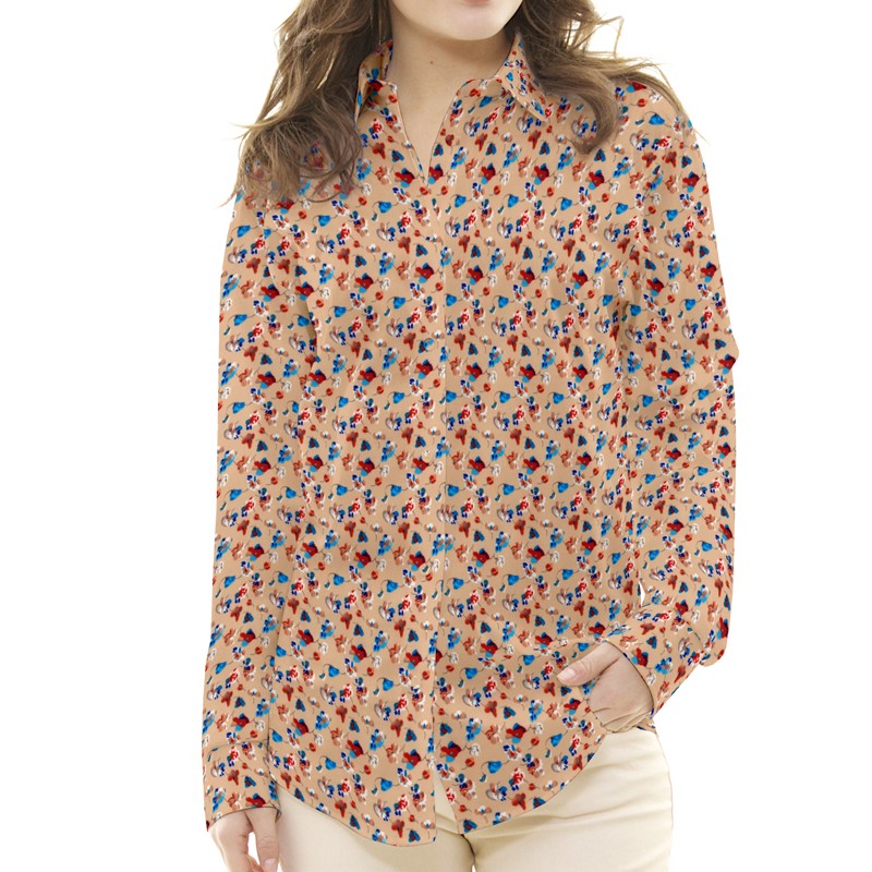 Crepe Marrocain Liberty Bege - Ribes y Casals