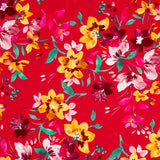 Crepe Tropical Flores Lilas - Ribes y Casals