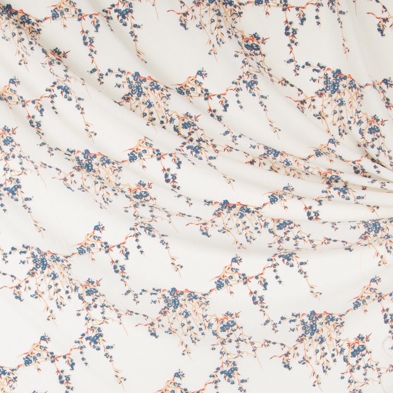 Crepe Marrocain Ramos Brancos - Ribes y Casals