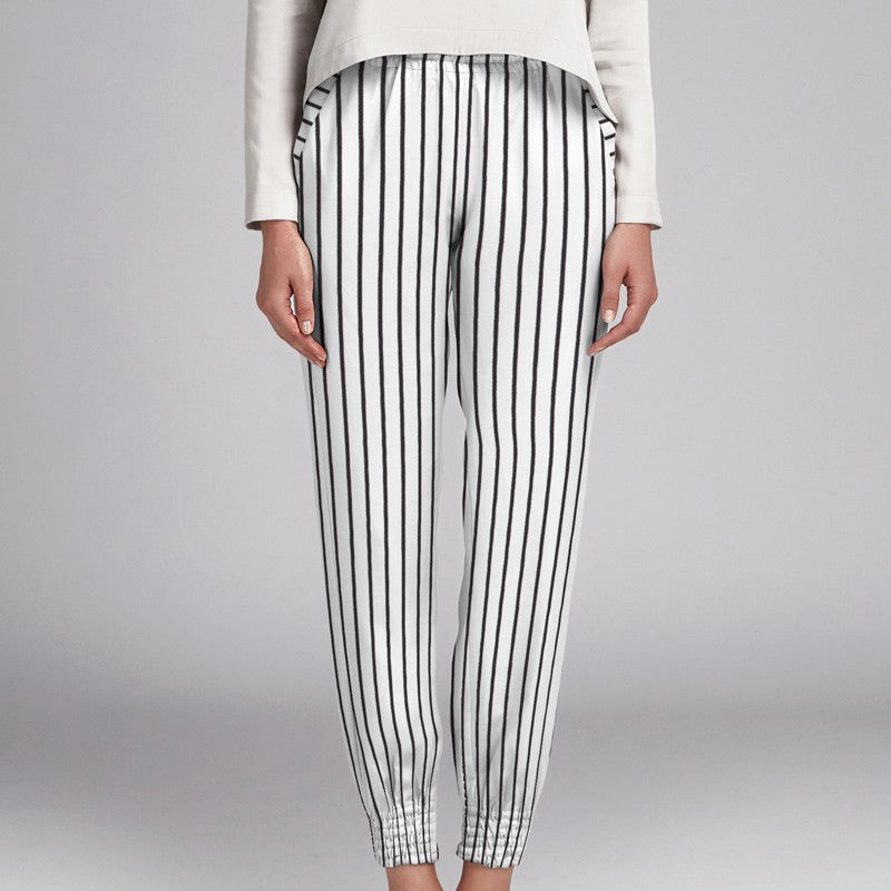 Crepe Marrocain Listras Branca - Ribes y Casals