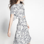 Crepe Marrocain Tropical Branca - Ribes y Casals