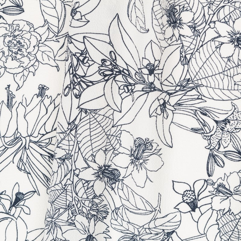 Crepe Marrocain Tropical Branca - Ribes y Casals