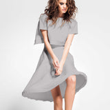 Tecido Crepe Moda Cinza Claro - Ribes y Casals