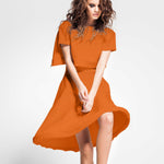 Tecido Crepe Moda Ocre - Ribes y Casals