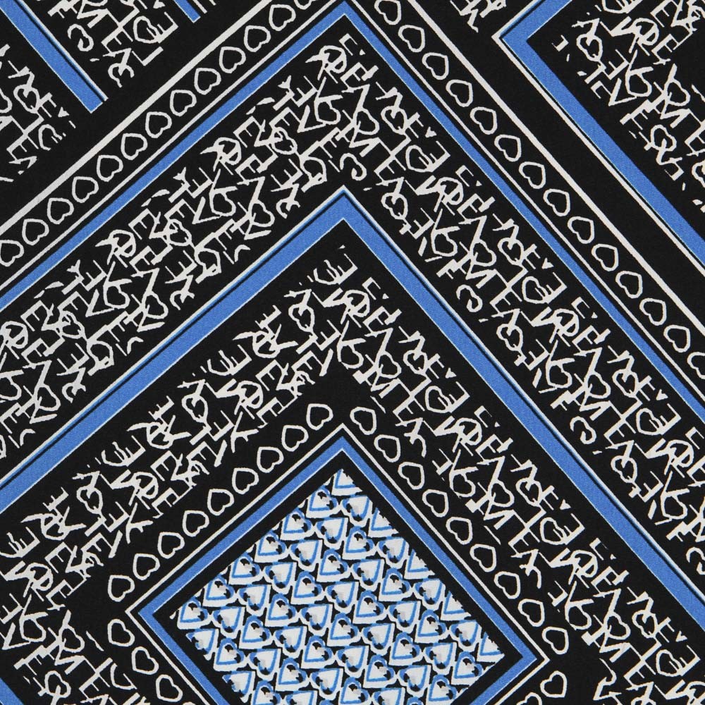 Crepe Mosaico Love Blue - Ribes y Casals