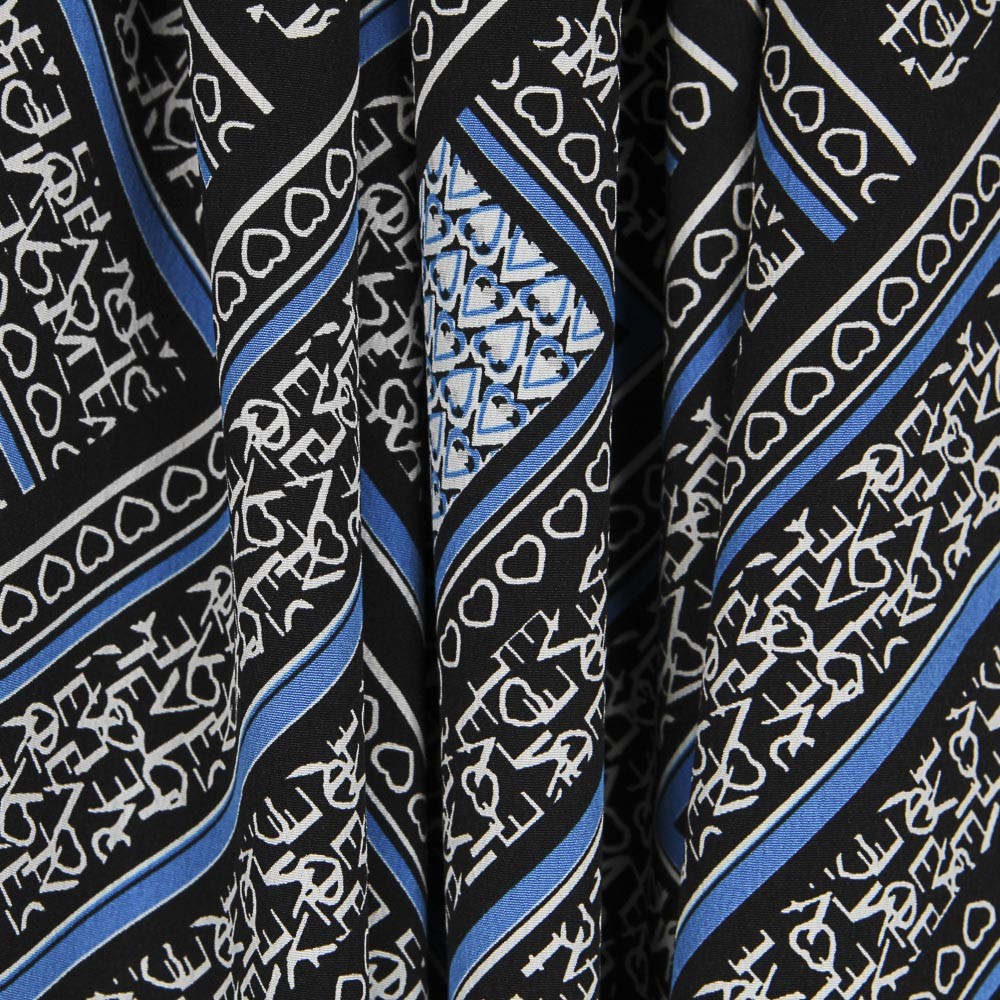 Crepe Mosaico Love Blue - Ribes y Casals