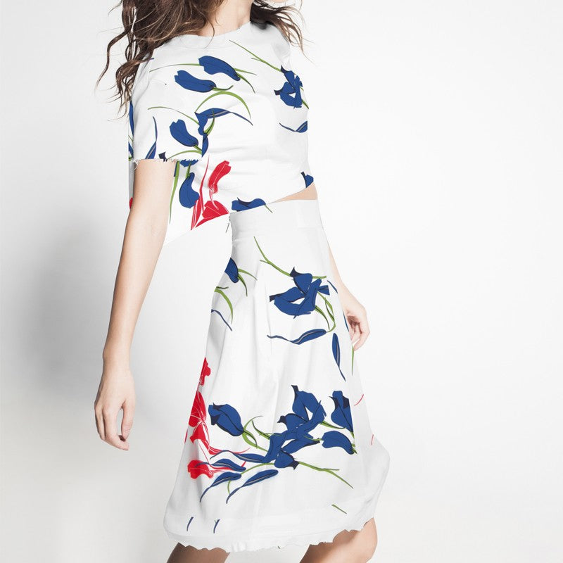 Crepe Marrocain Bouqet Preta - Ribes y Casals