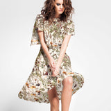 Tecido de Crepe Sahara Bege - Ribes y Casals