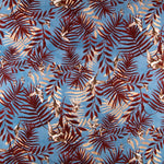 Crepe Satin Birds Light Azuis - Ribes y Casals