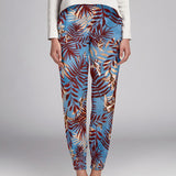 Crepe Satin Birds Light Azuis - Ribes y Casals