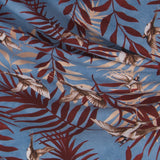Crepe Satin Birds Light Azuis - Ribes y Casals