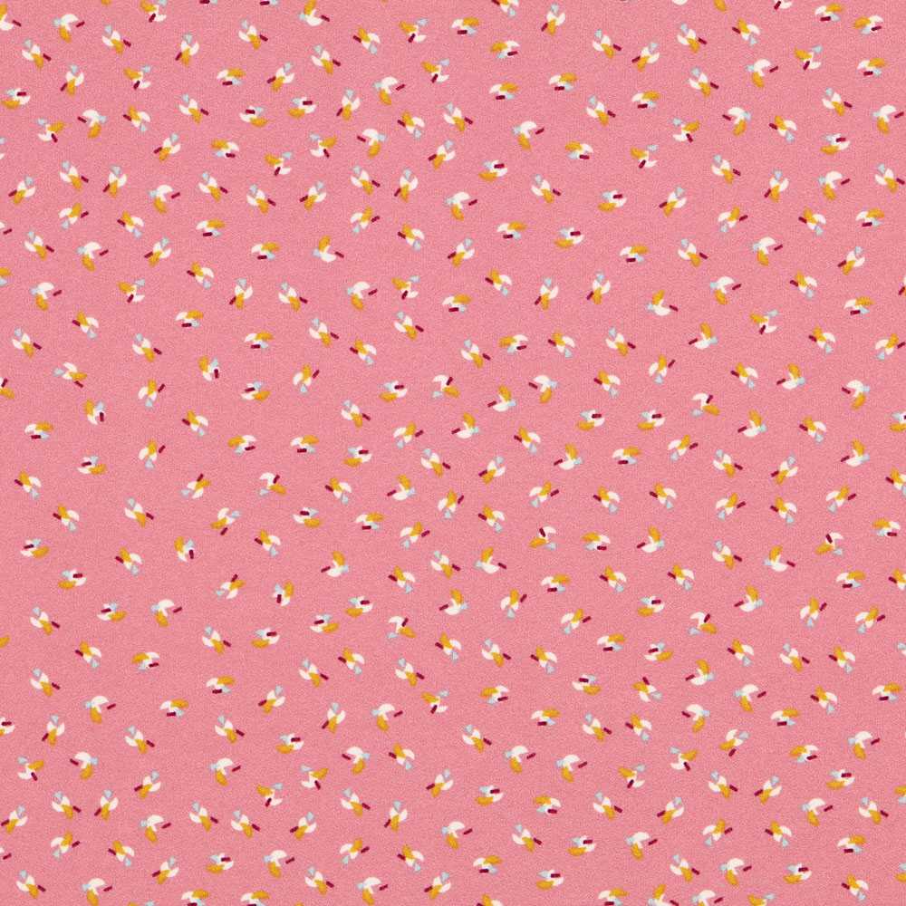 Tecido Crepe Stretch Penélope Rosa - Ribes y Casals